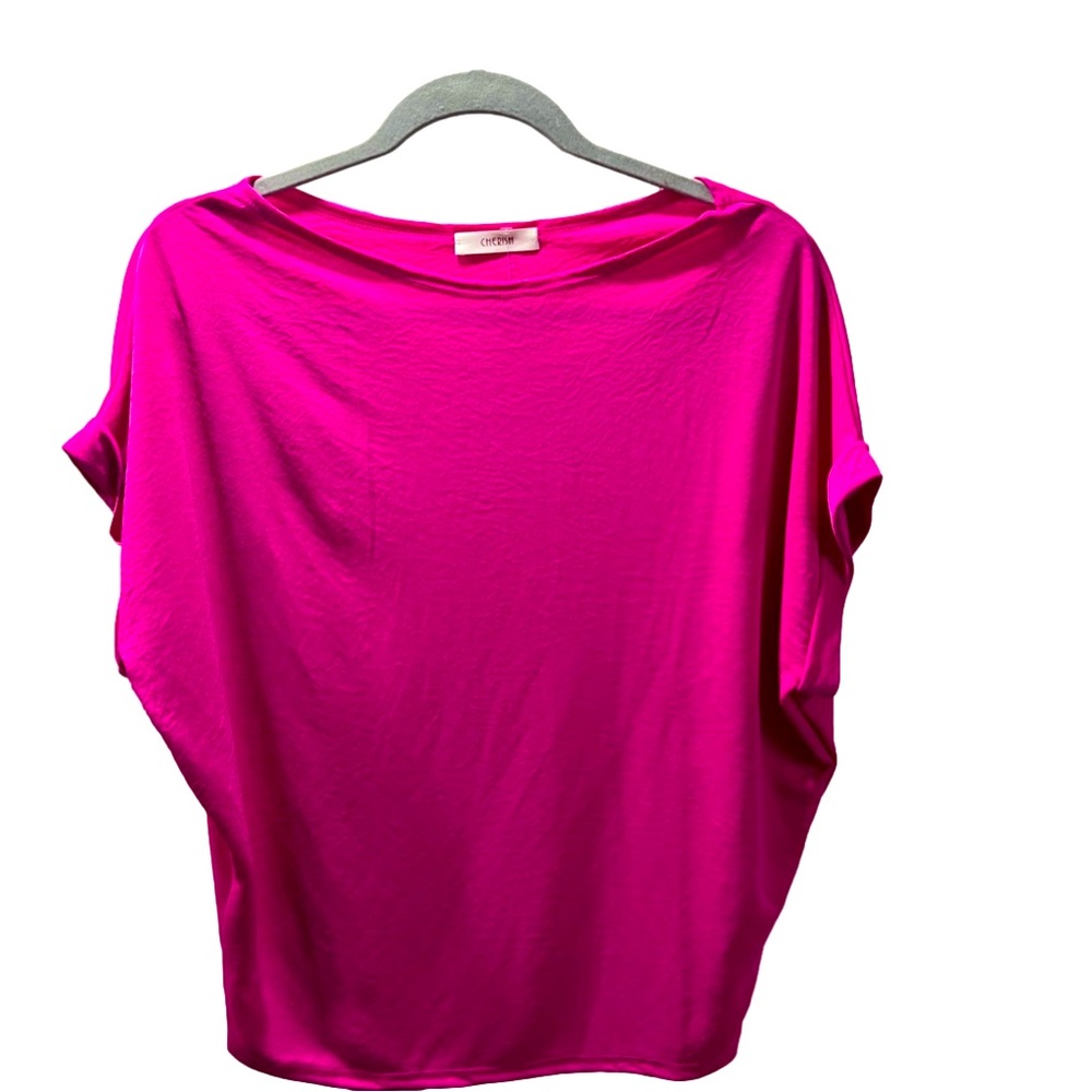 NWT Cherish|Short Sleeve Pink Shirt|Size Small